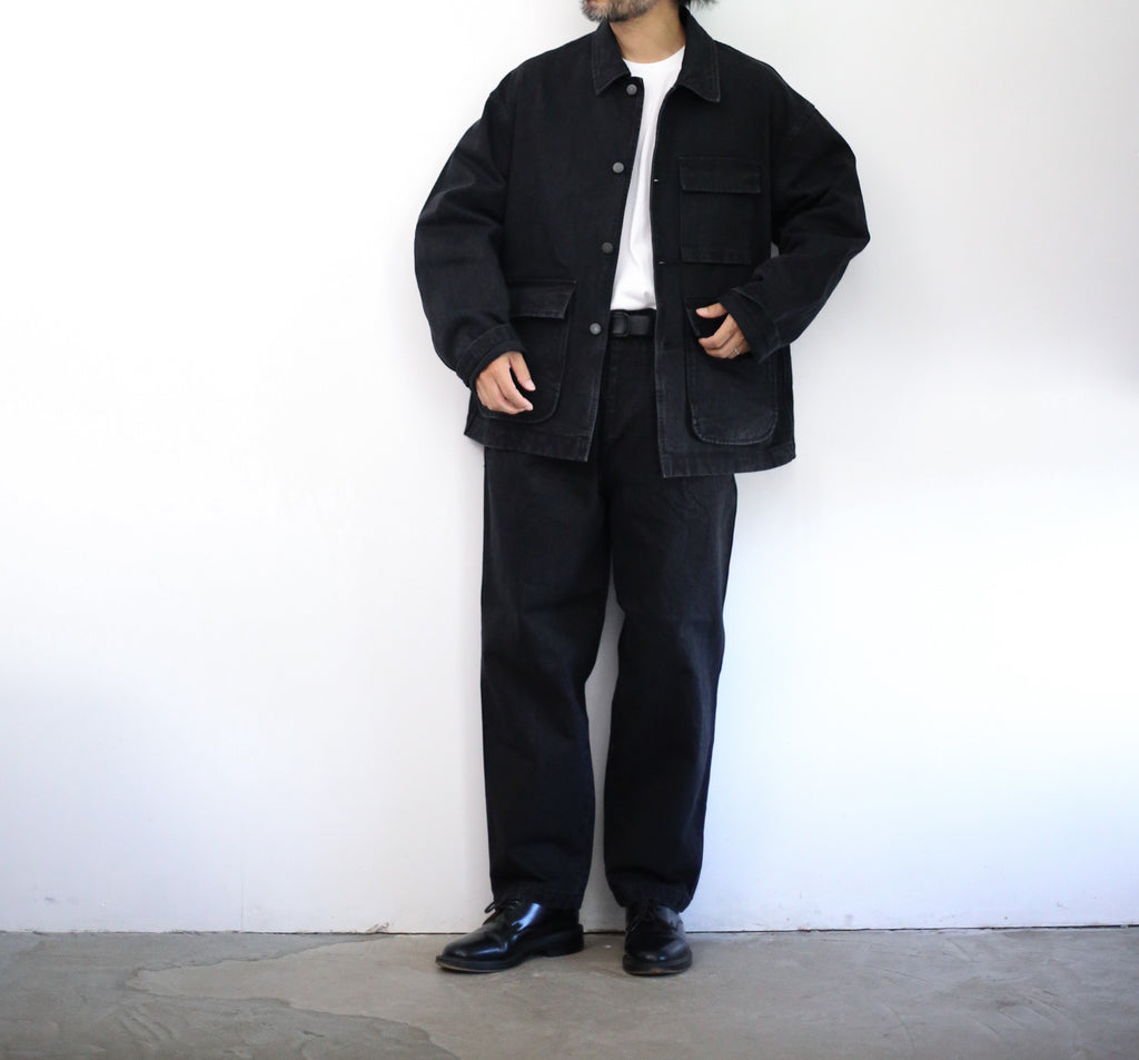 kontor / DENIM COVERALL JACKET & DENIM TAPERED PANTS & BRUSHED COTTON ...