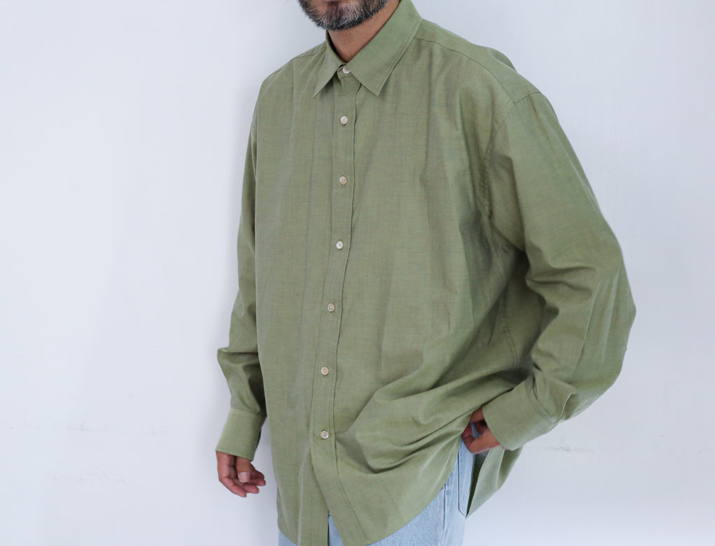 【AURALEE】FINX OX CHAMBRAY SHIRTS