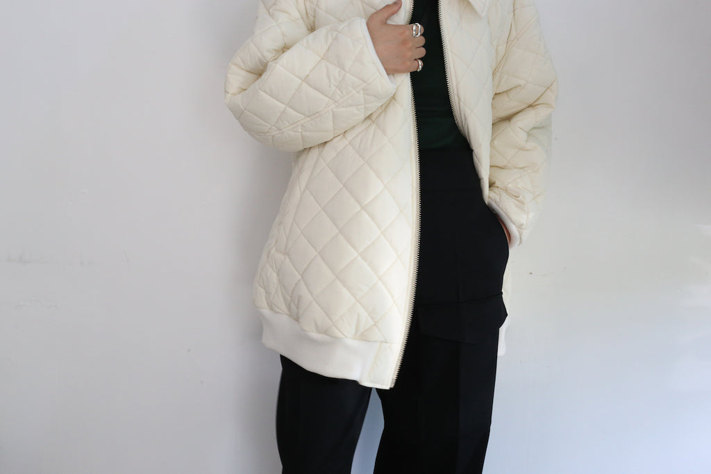 shinzone PUFFY JACKET white - www.sorbillomenu.com