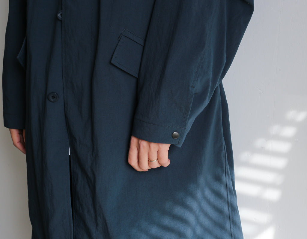 正規 still by hand fish tail long coat 23ss | climathon.pl