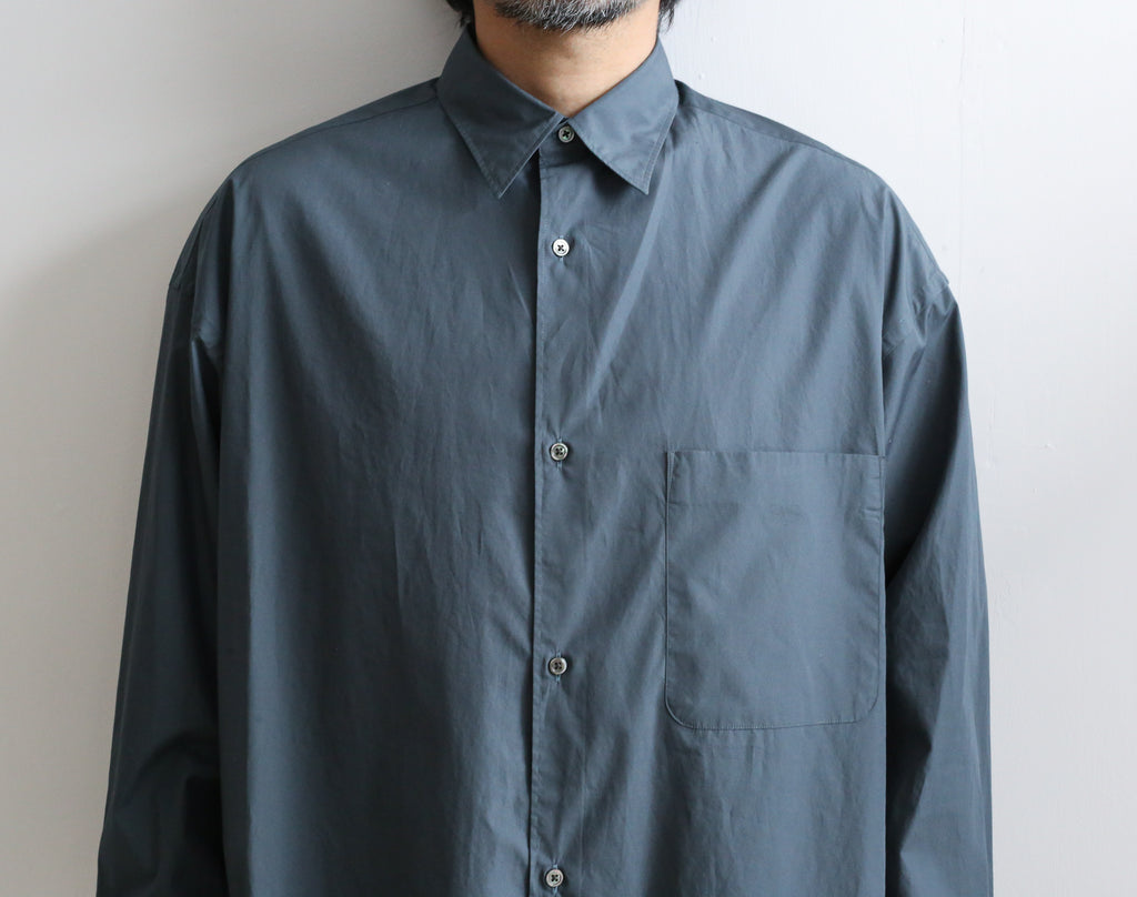 Graphpaper Broad L/S Oversized Regular Collar Shirt – Chum!