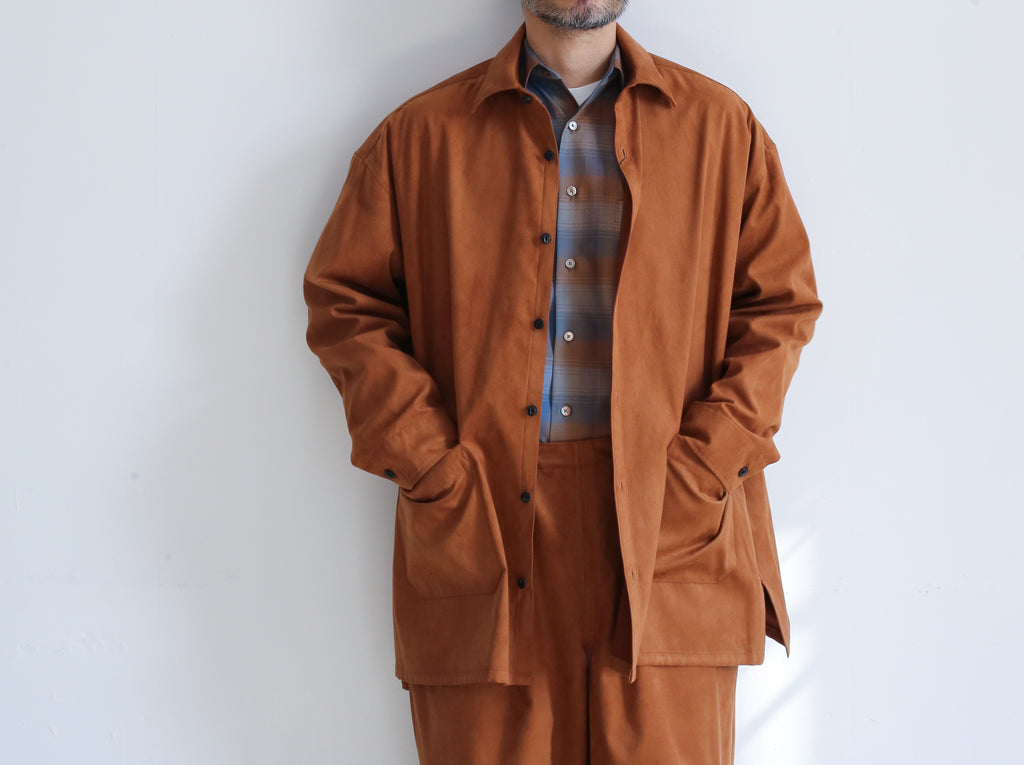 RAKINES Micro light suede Medical unit shirt & Kinchaku pants – Chum!