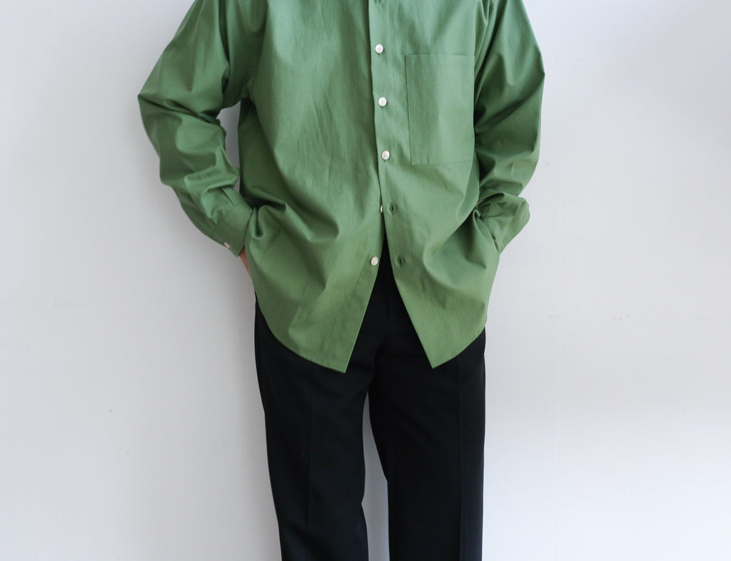 トップスauralee シャツ　WASHED FINX TWILL CPO SHIRT