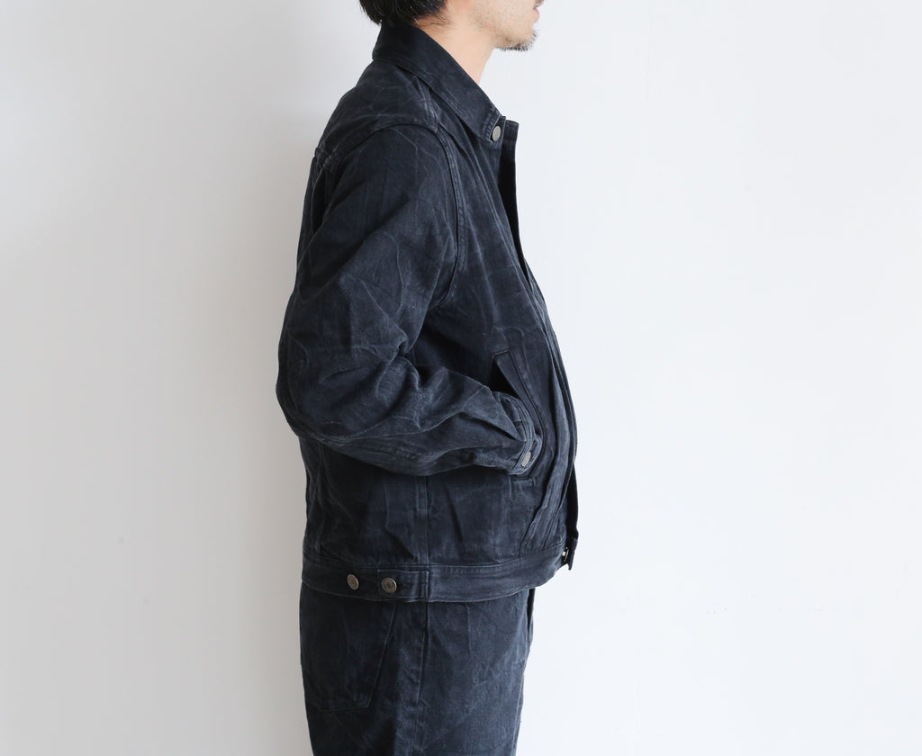 AURALEE SELVEDGE FADED LIGHT DENIM BLOUSON & DENIM PANTS – Chum!