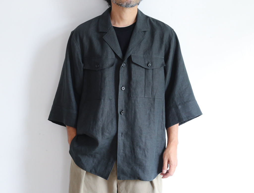 RAKINES  LINEN WEATHER EXPLORER SHIRT　2