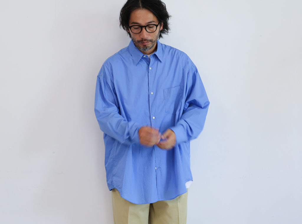 Graphpaper Broad L/S Oversized Regular Collar Shirt – Chum!