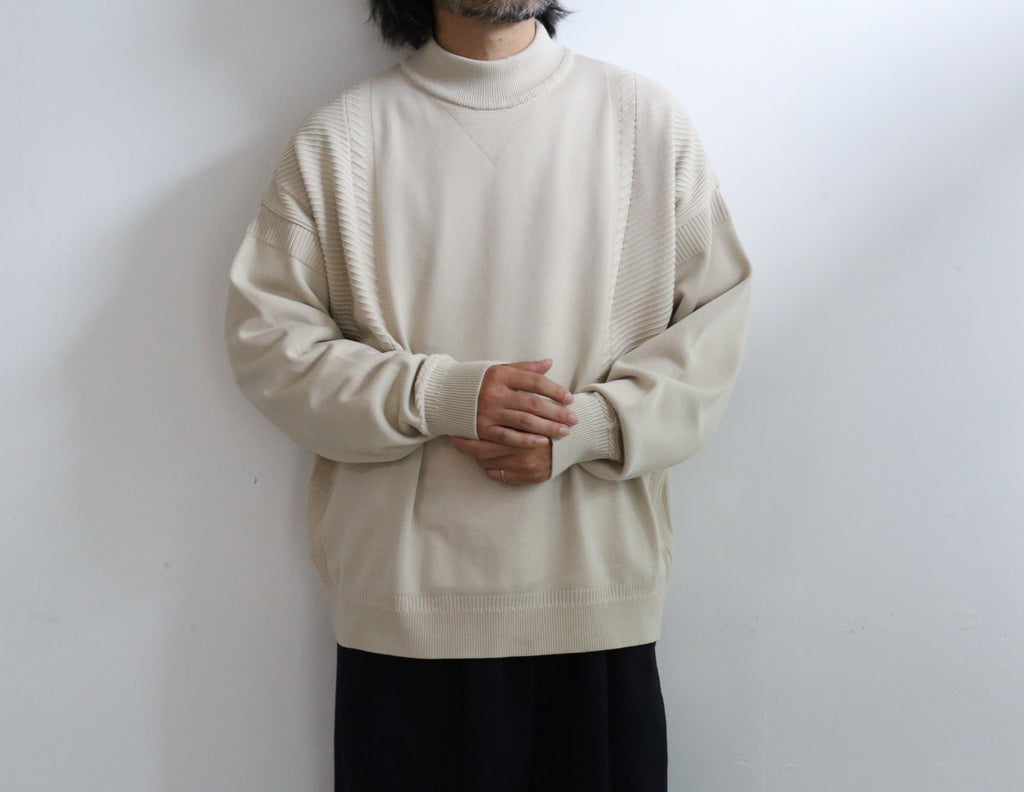 YASHIKI/23AW】Akiora Mock Neck Knit - alitedigital.com