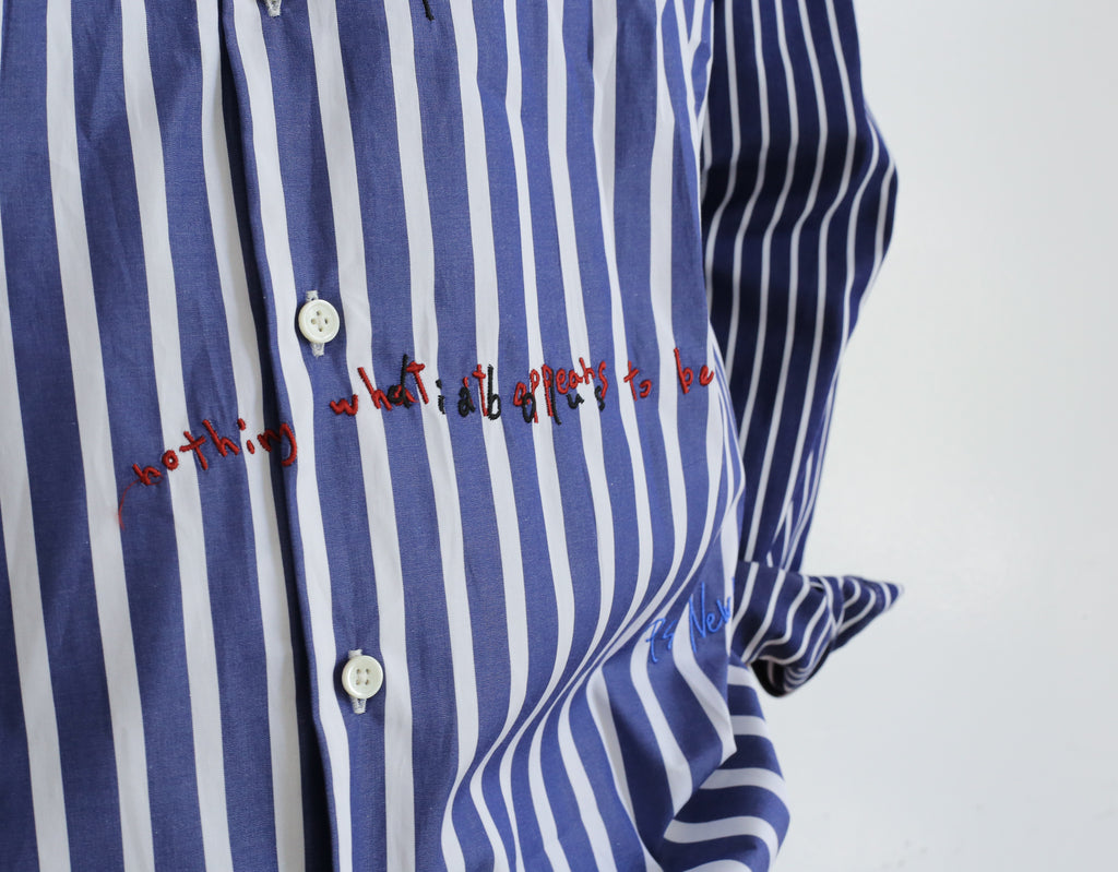 Soe Lettered Strip Regular Collar Shirt – Chum!