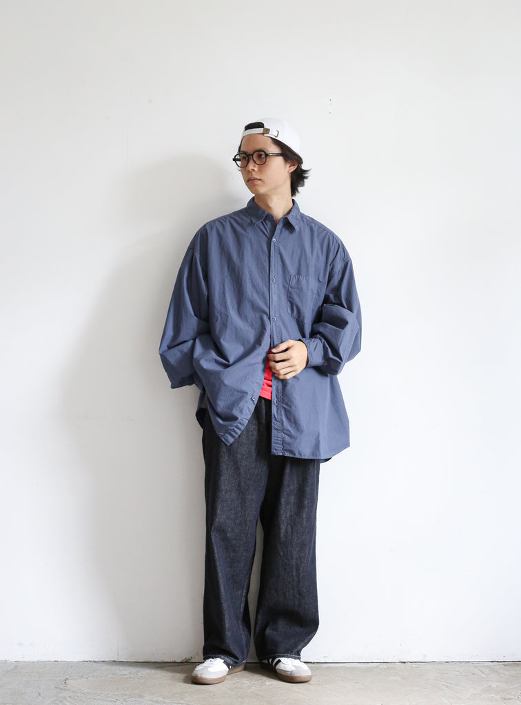 Graphpaper Garment Dyed Suvin Typewriter Oversized Shirt – Chum!