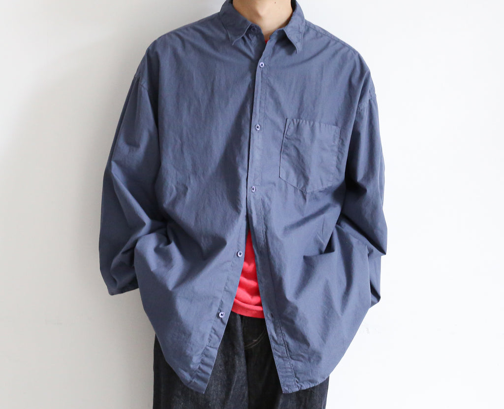 Graphpaper Garment Dyed Suvin Typewriter Oversized Shirt – Chum!