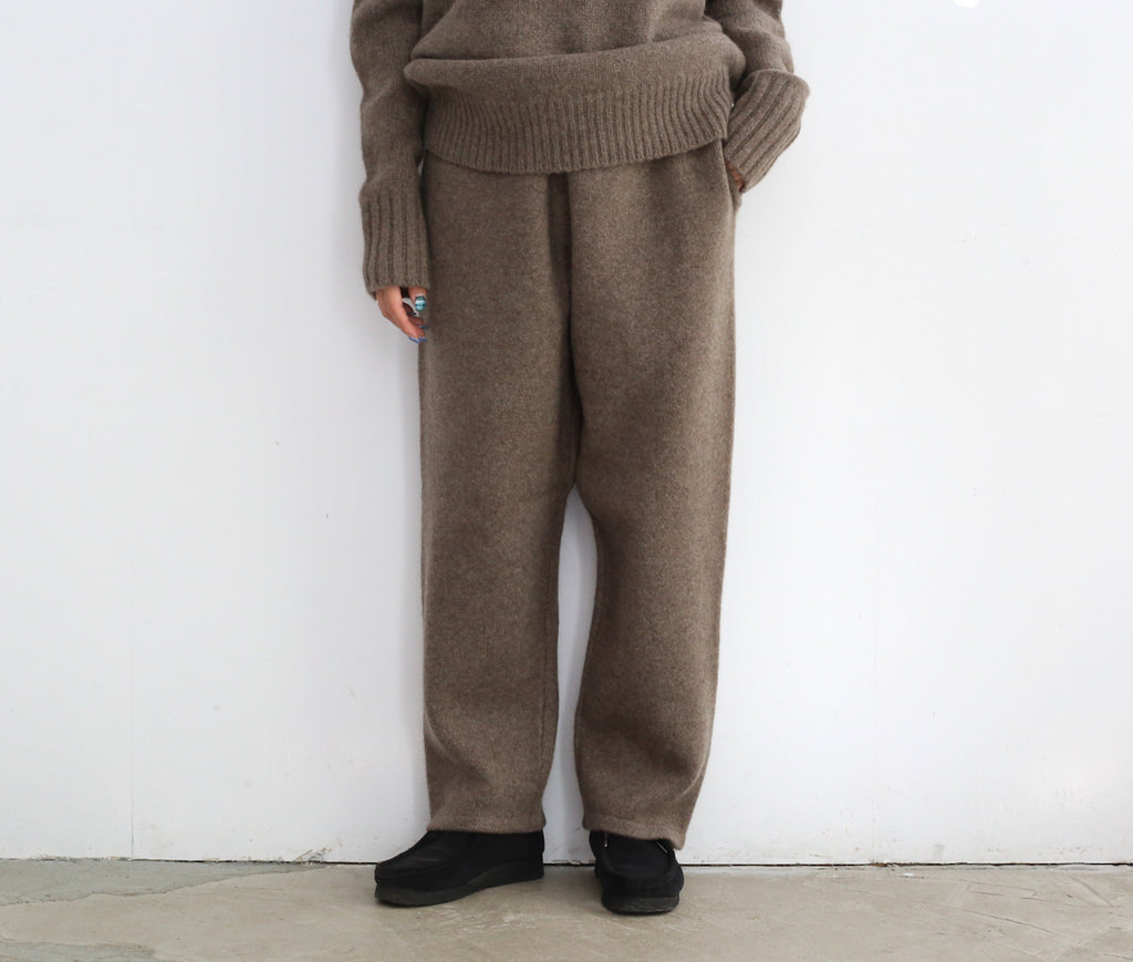 walenode Innocent YAK shetland sweater / Circuler knitting pants