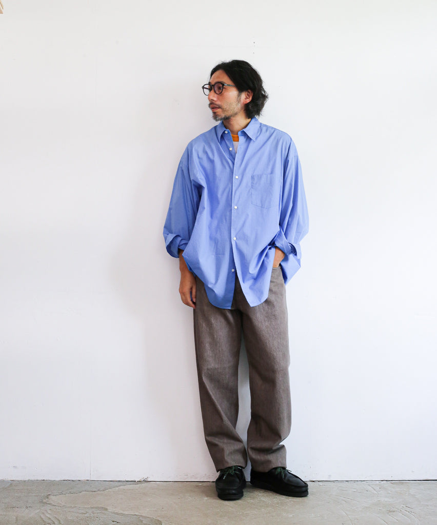 サイズ34】Auralee hard twist denim 5p brown-