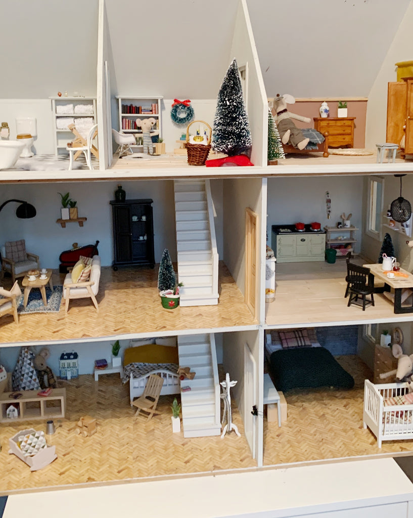 Miniatuur Poppenhuis Maileg DIY Kerst 1:12