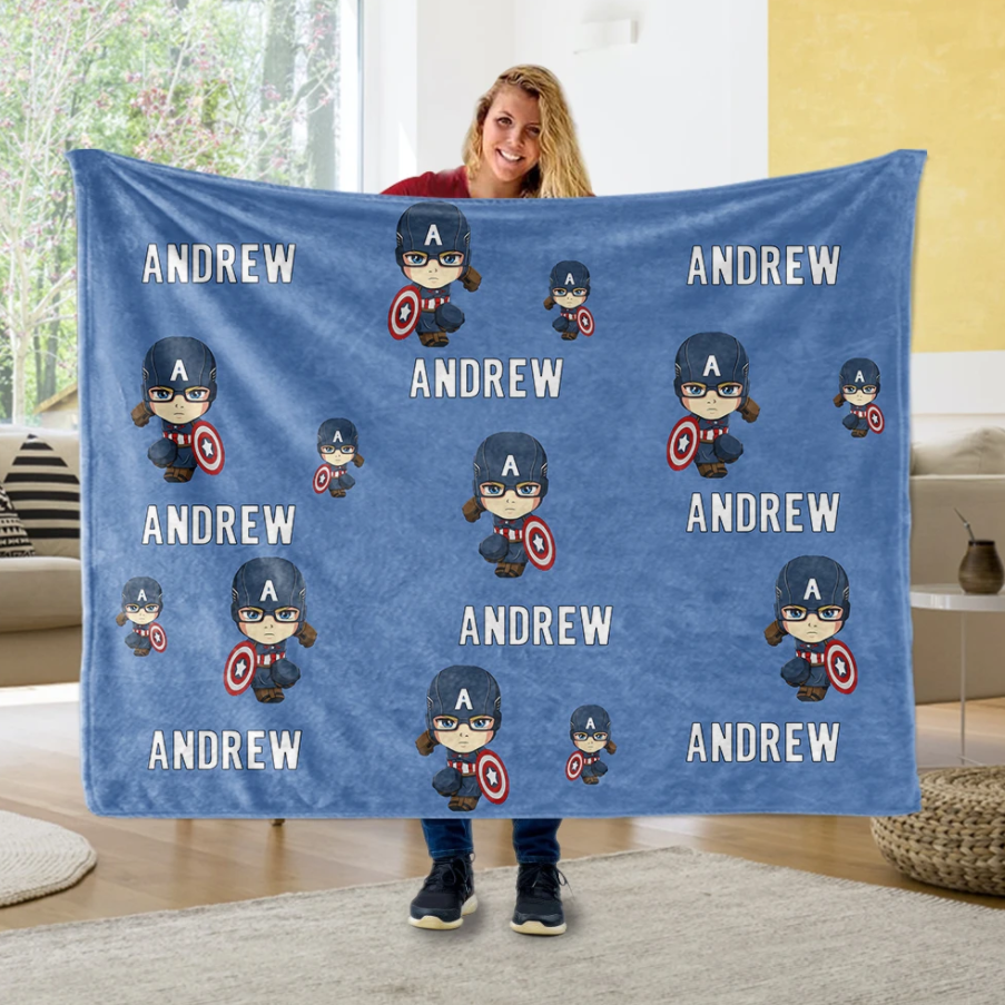 Personalized Blanket Personalized Kids Blanket Personalized