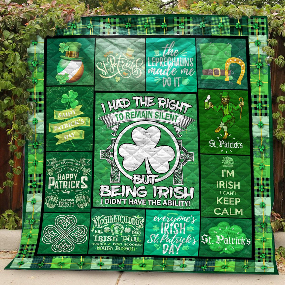 St Patrick S Day 2021 Gifts St Patrick S Day Blanket Irish I Had Family Presents Great Blanket Canvas Clothe Gifts For Family