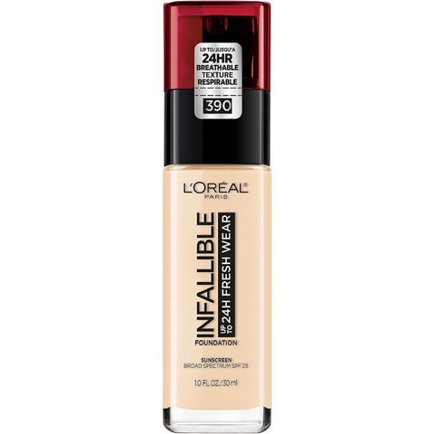 Loreal Infallible Total Cover Base Liquida Larga Duración – Cheeks Nicaragua