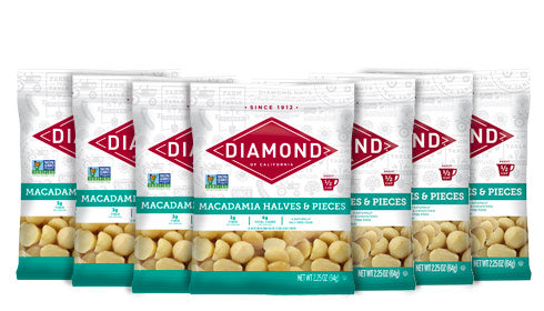 Packages of macadamia nuts