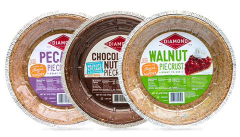 Packages of nut pie crusts