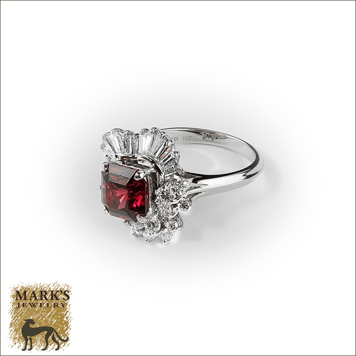 pyrope garnet ring