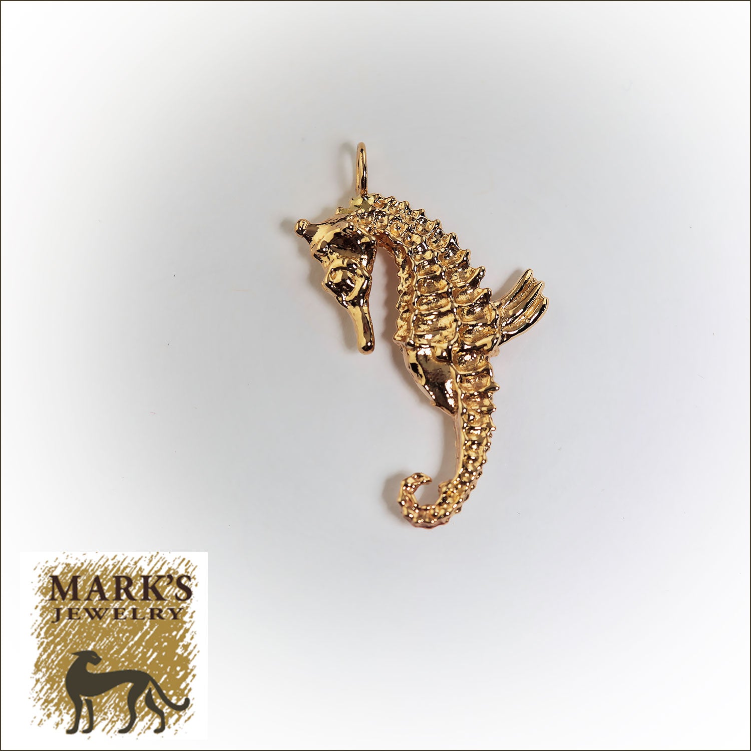 02765 14K Yellow Gold Seahorse Charm