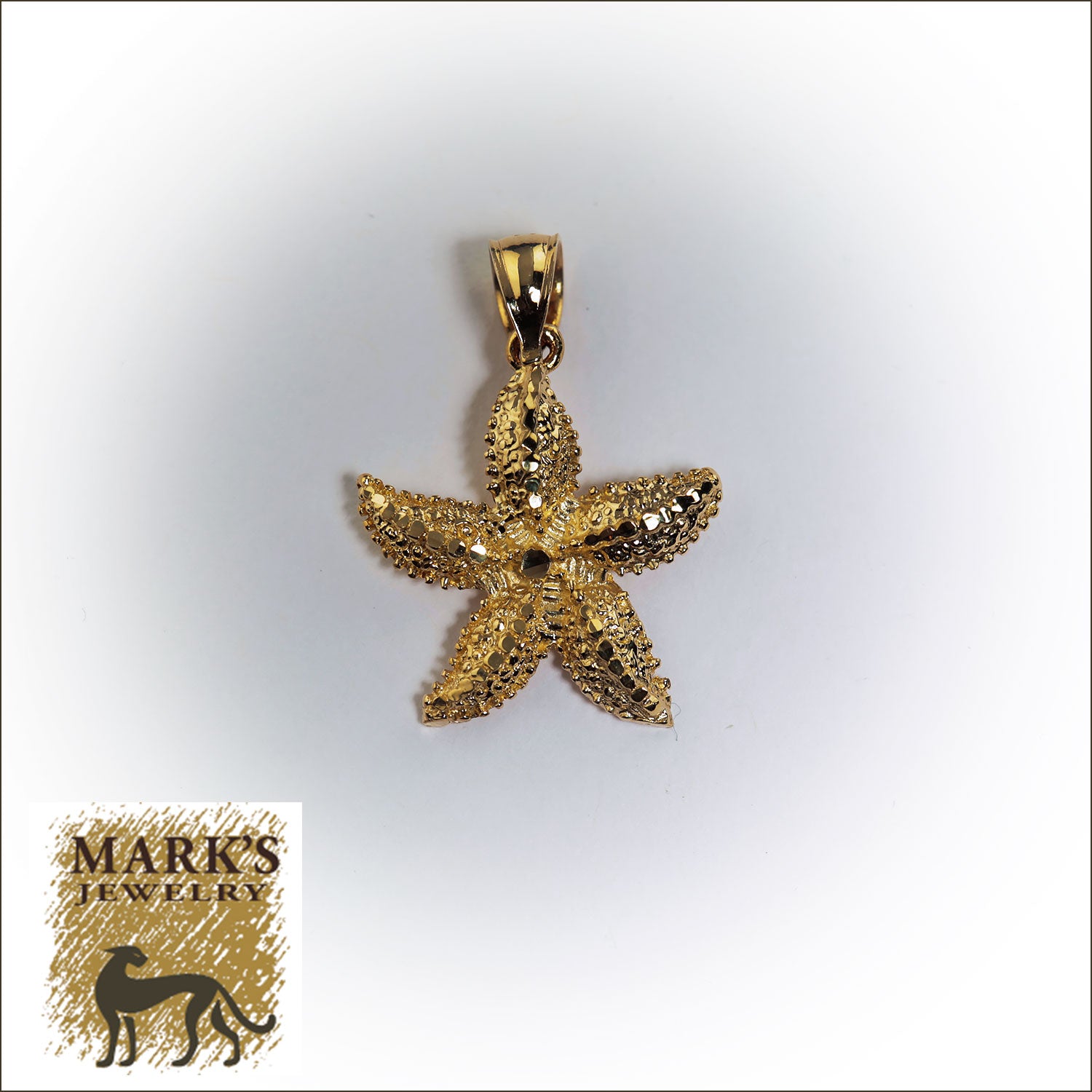 08250 14K Yellow Gold Starfish Charm