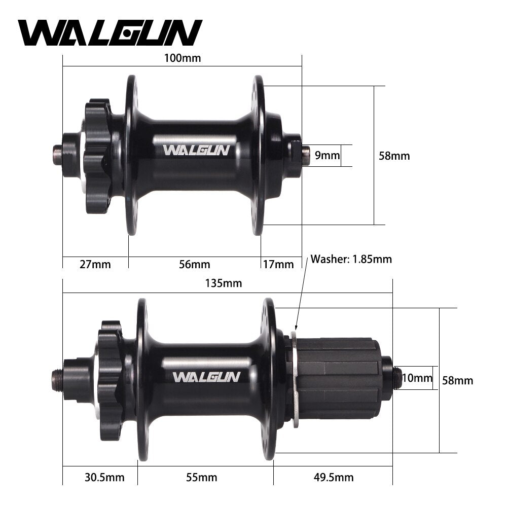 32 hole mtb hub