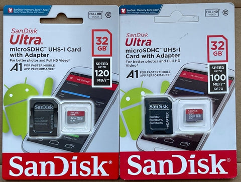 Genuine and Fake SanDisk Ultra memory card