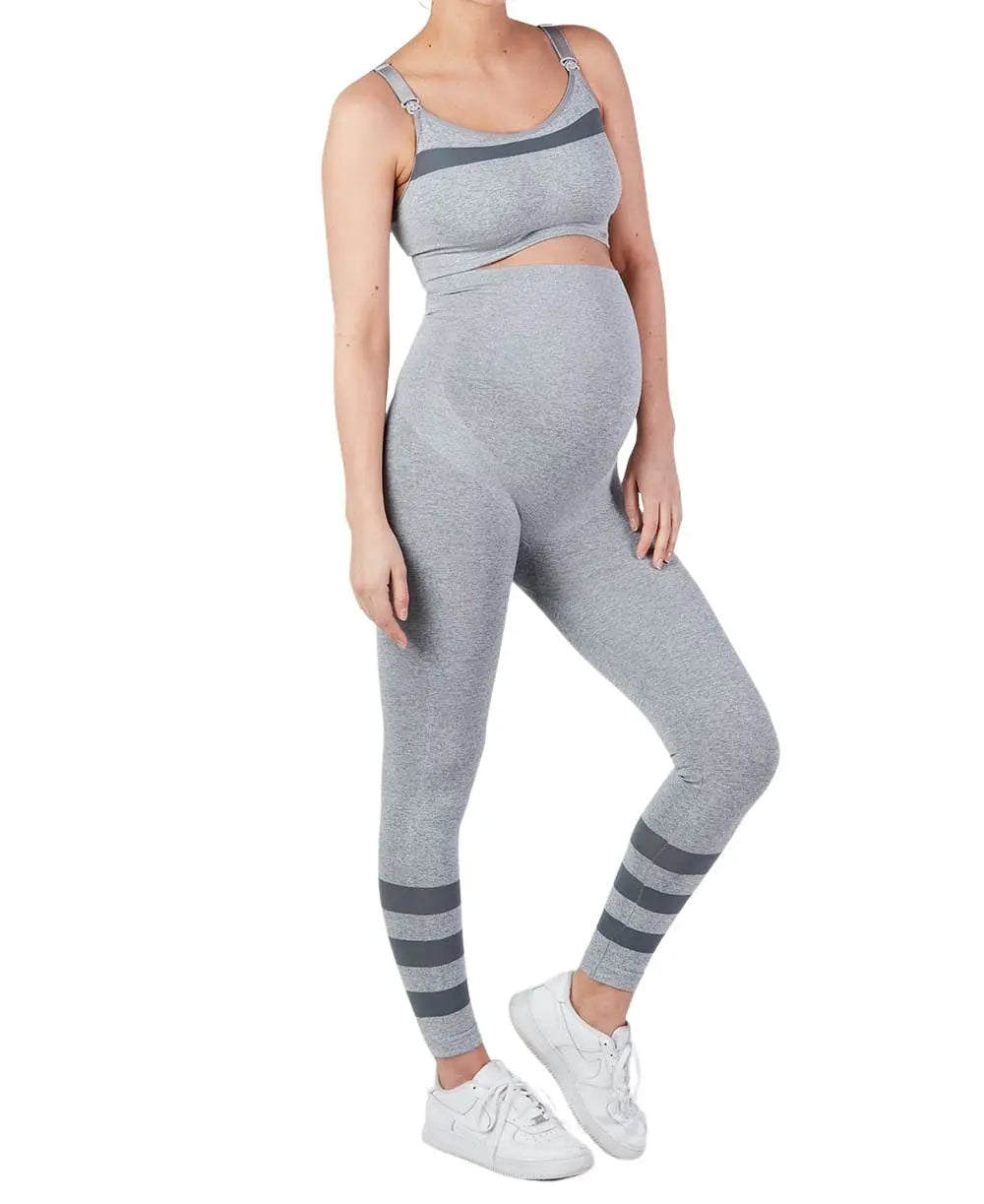 Leggings de sport de grossesse Woma gris