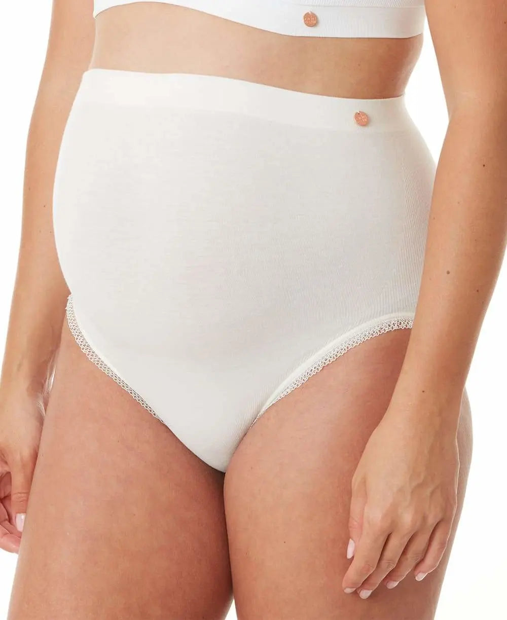 ZMHEGW Womens Underwear Seamless Pregnant Pure Cotton After Pregnancy Low  Waist Abdomen Support Seamless Thin Summer Large Size Period Panties 