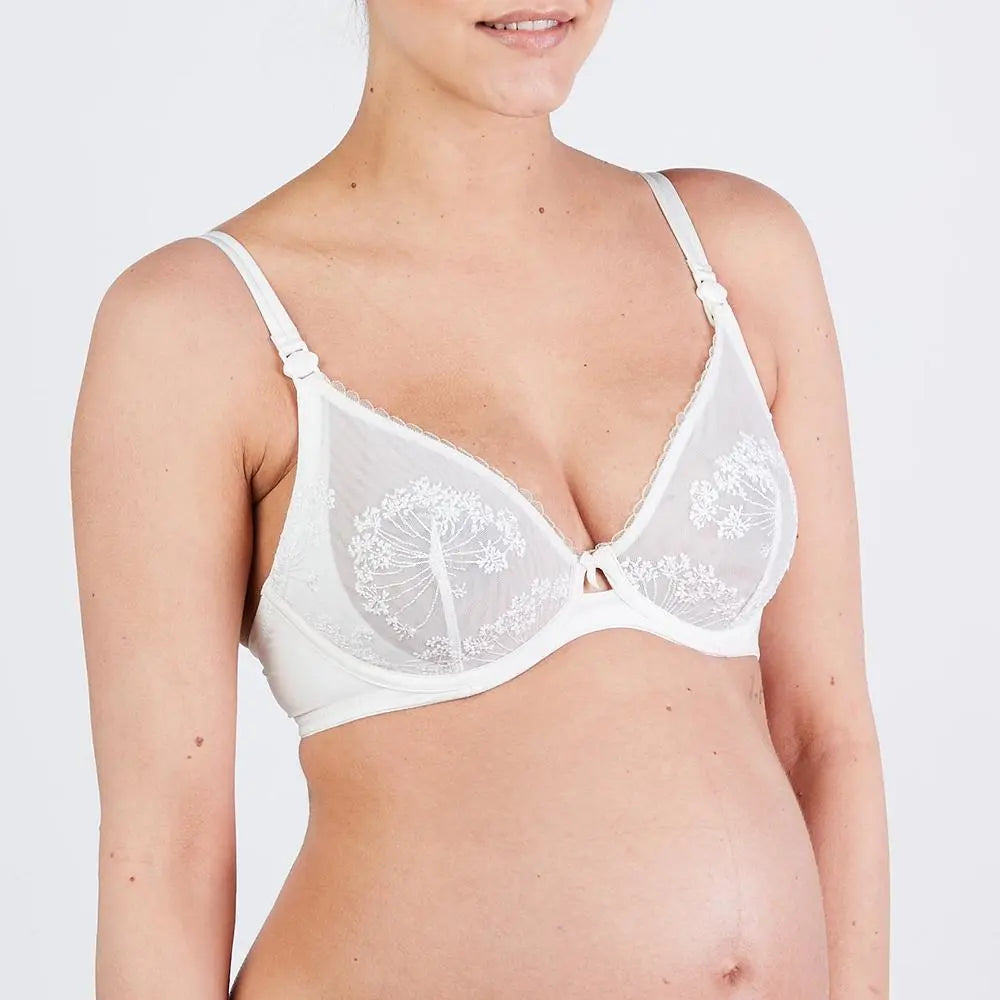 Maternity and nursing bra Classic Louise ivory - Cache Coeur