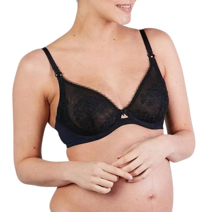 Maternity and nursing bra Classic Louise navy