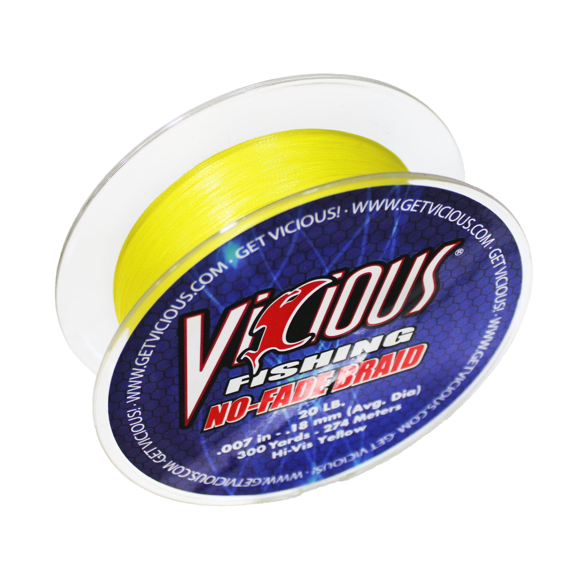 Vicious Fishing NBPG No-Fade Braid Fishing Line, 150 Yards - Moss Gree