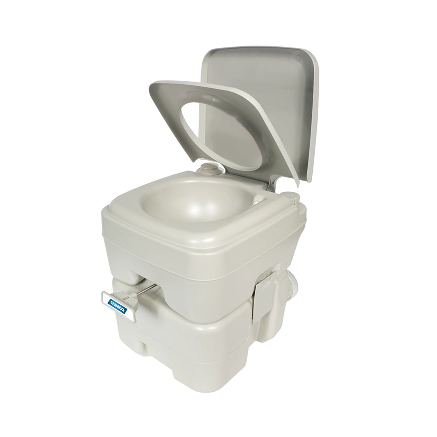 6.3 Gallon 24L Advanced Portable Toilet Flush Camping Travel Piston Pump  Commode