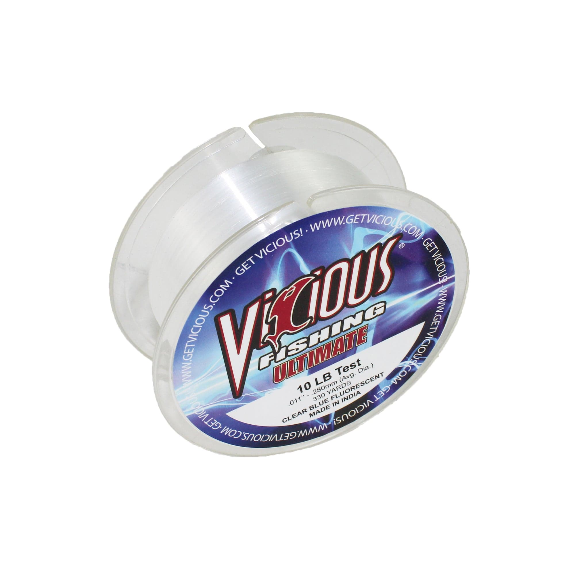 Vicious Fishing No-Fade Hi-Vis Yellow Braid - 20lb, 300 Yards