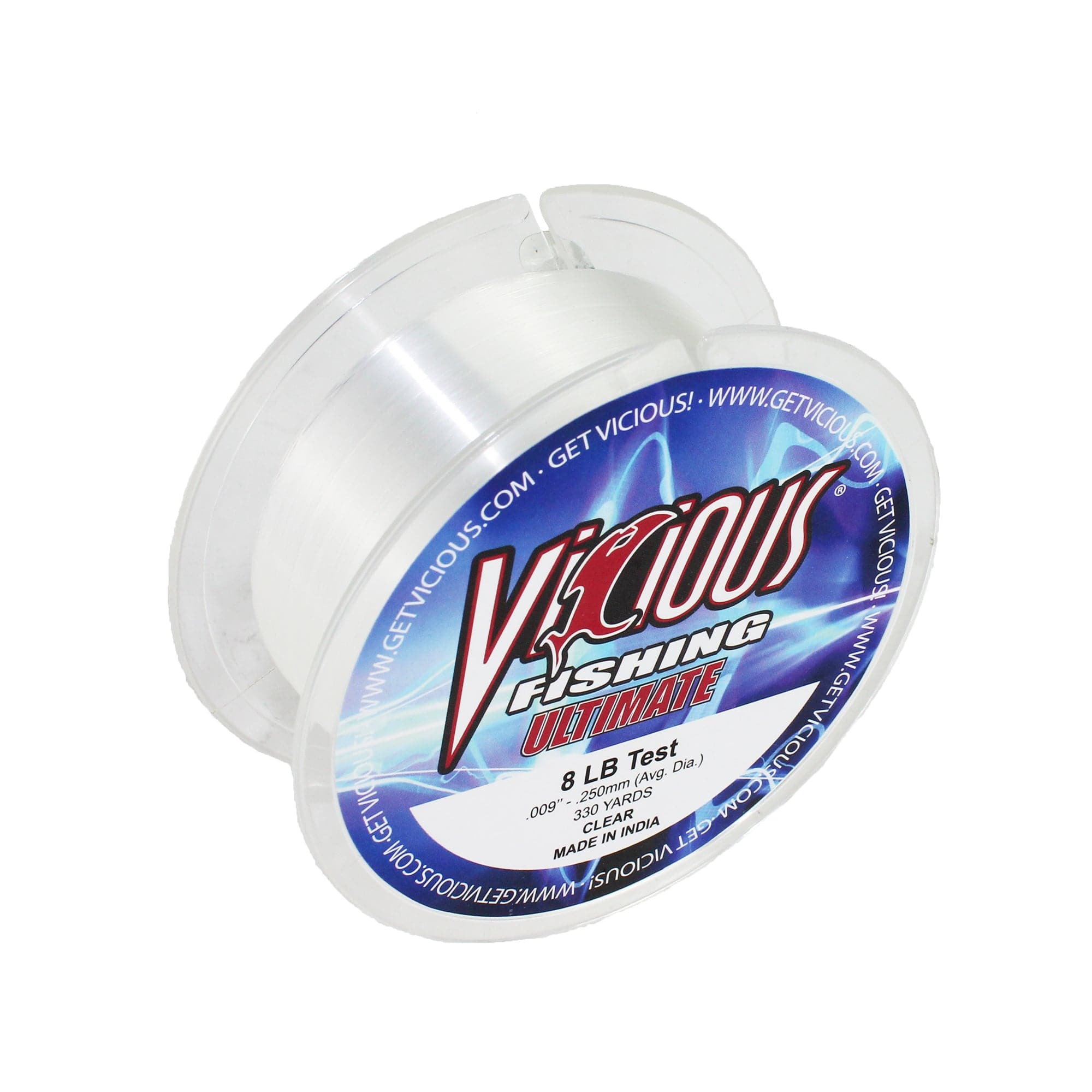 Vicious Fishing VCB Ultimate Monofilament Fishing Line, Clear Blue - 3