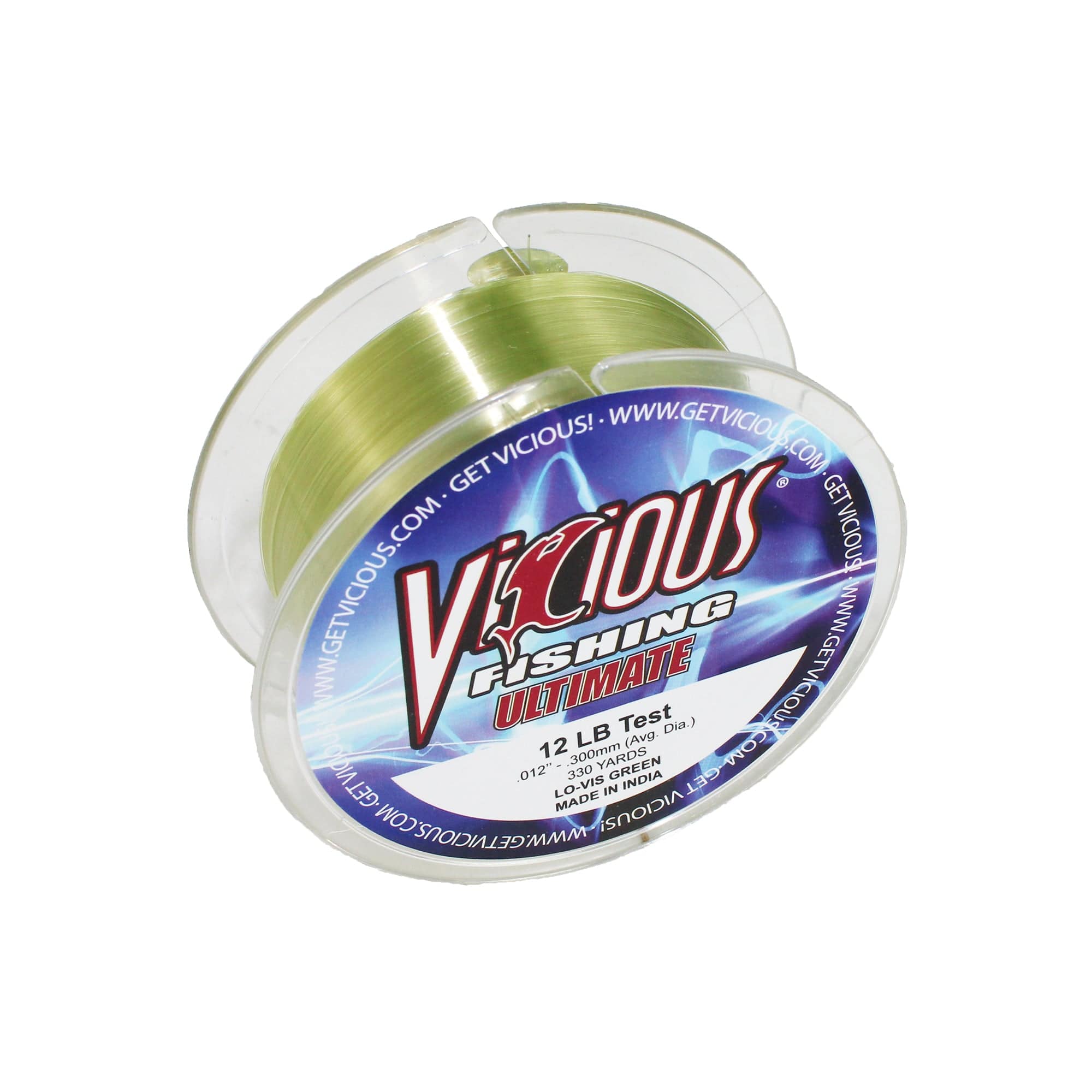 Vicious Fishing BPG Standard Braid PE Fiber Fishing Line, Moss Green 