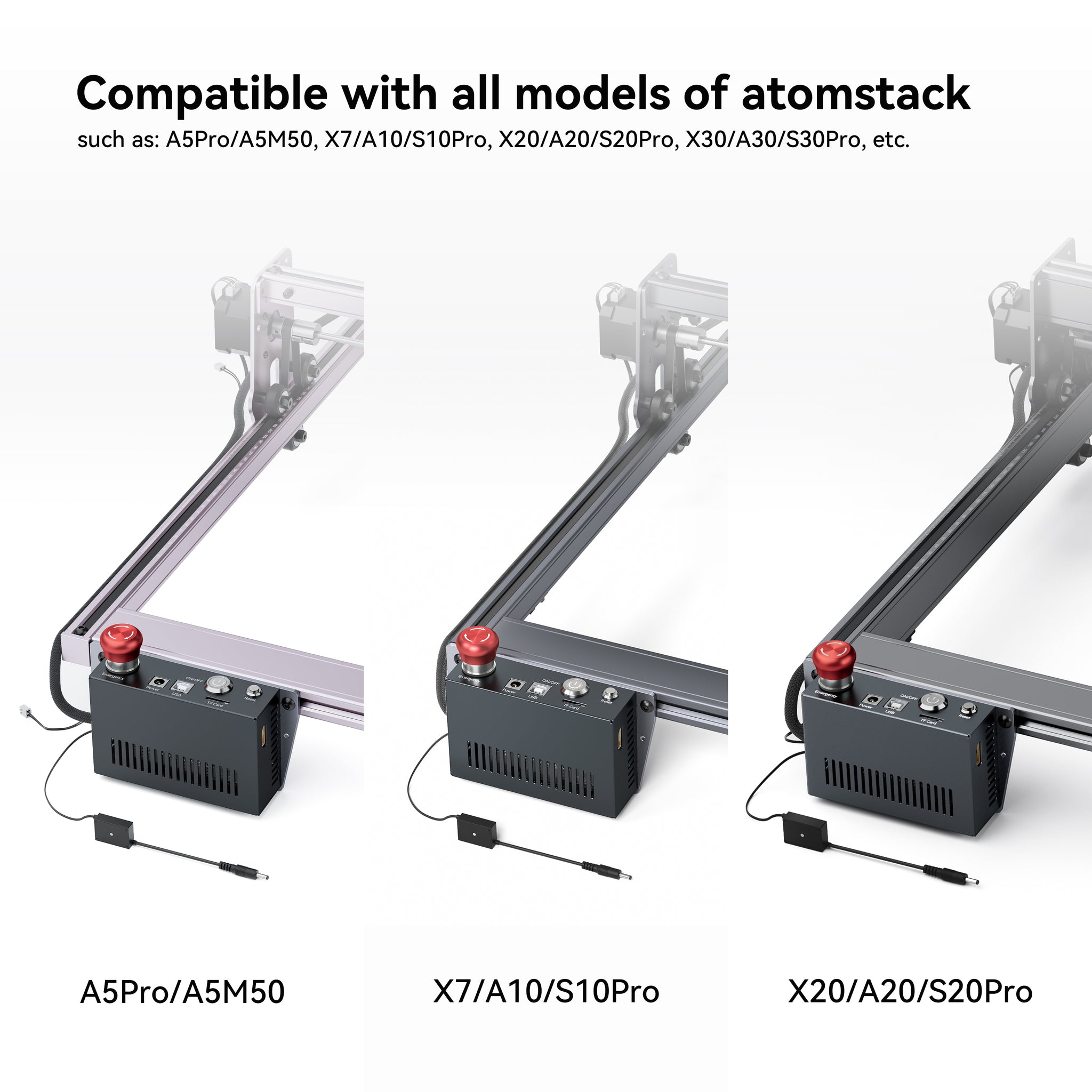 Commande d'assistance pneumatique automatique ATOMSTACK AIC1