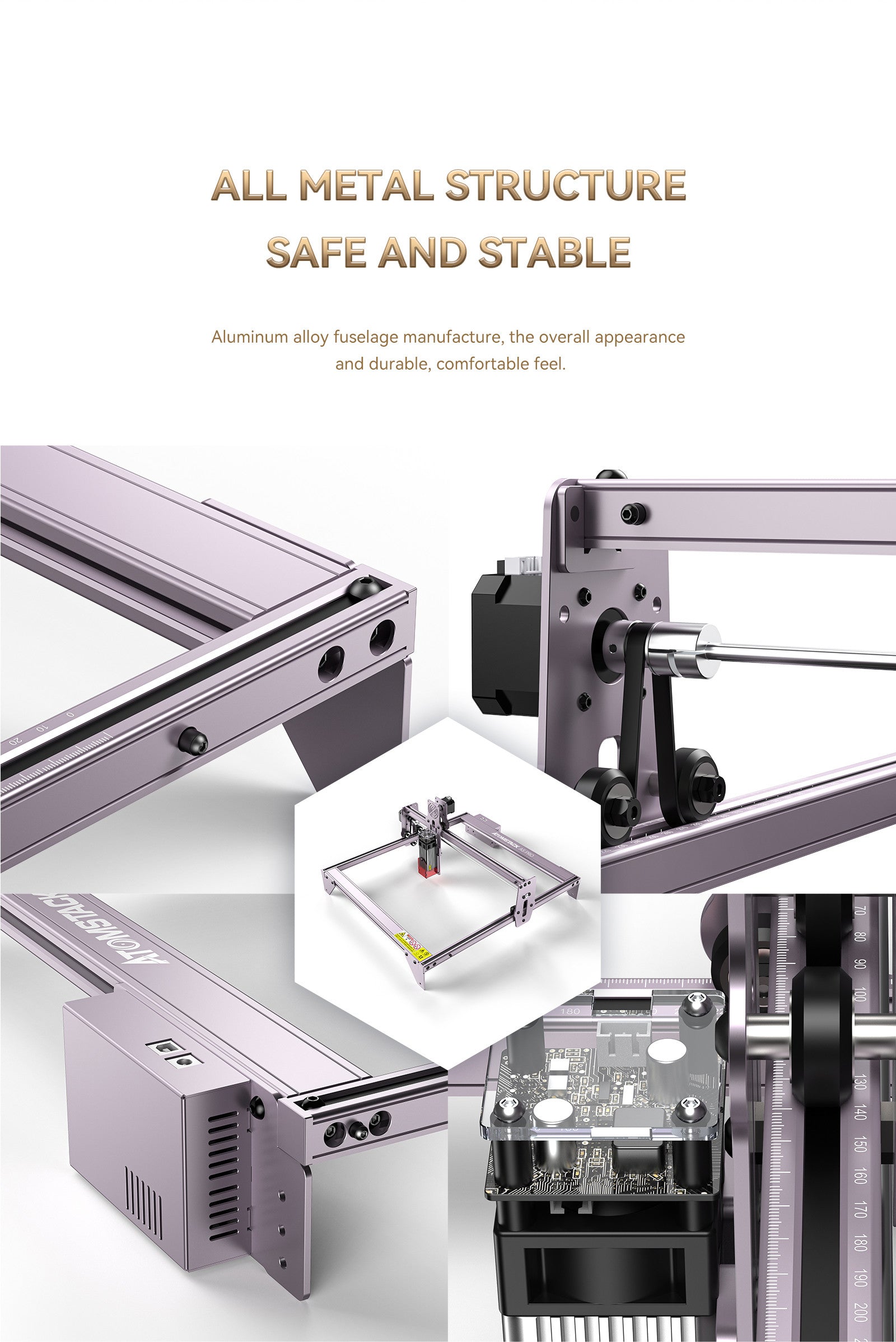 Printers Club Upgrade ATOMSTACK A5 Pro Laser Engraver 40W CNC
