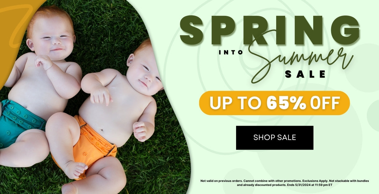 Save up to 65% off cloth diapers and more!