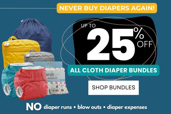Kanga Care Cloth Diaper Bundles save up to 25% off everything you need!