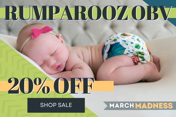 Kanga Care Rumparooz Organic Bamboo One Size Pocked Diapers 20% off!