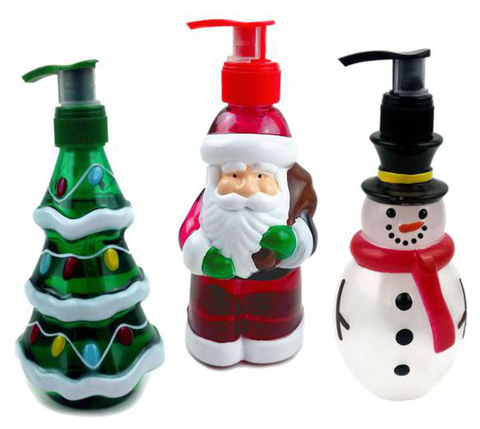 Christmas soap dispensers