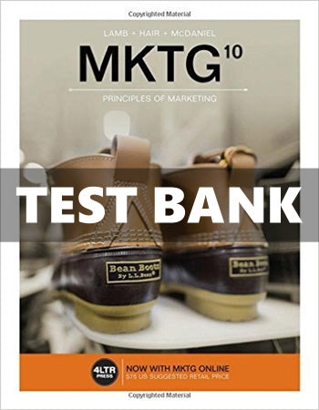 Test Bank MKTG 10 Ed Lamb for Success