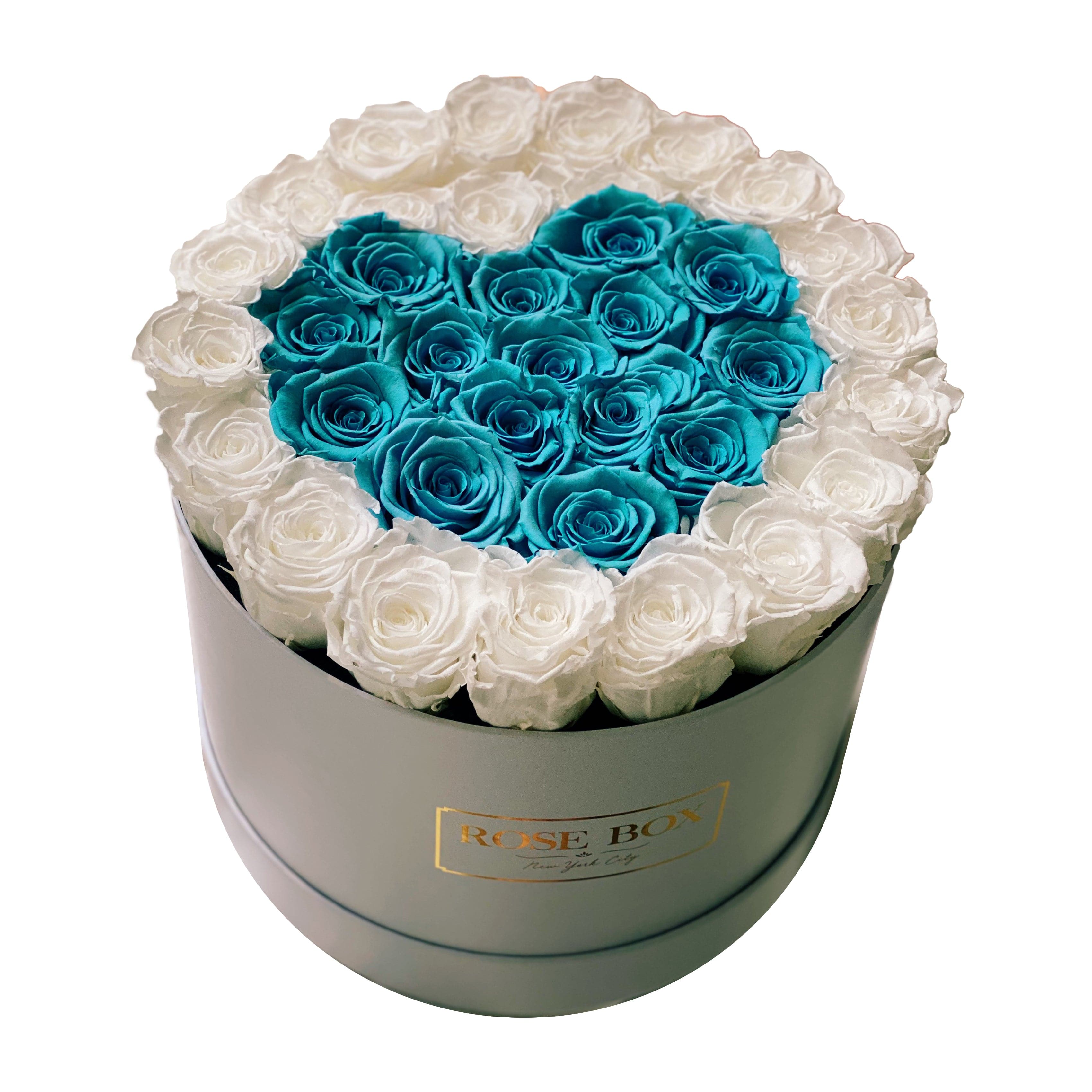 Custom Large Round Love Box - Rose Box NYC product image