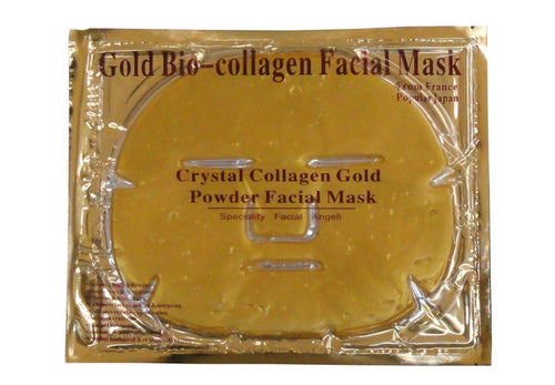 Face Masks 24K GOLD Premium Collagen Bio Crystal Anti Ageing Skin Care Moisture