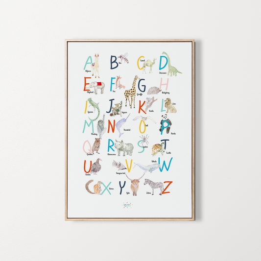 Poster Children's Room Alphabet french