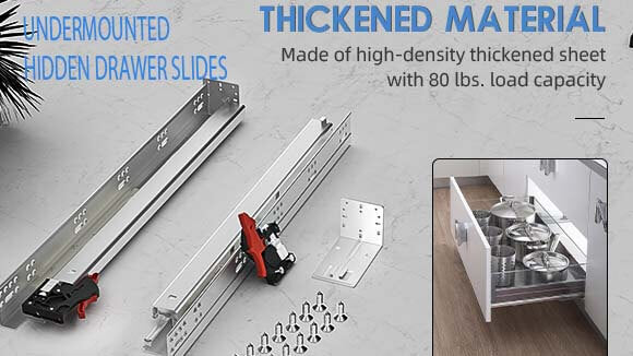 Side-Mounted Bottom Mount Drawer Slides