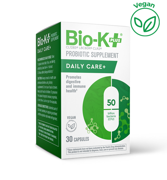Daily Care+ 50 Billion VEGAN PROBIOTIC CAPSULES - Bio-K+