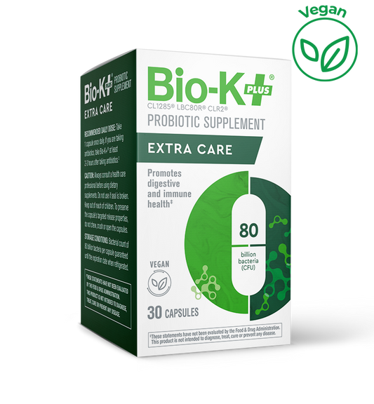 Daily Care+ 80 Billion VEGAN PROBIOTIC CAPSULES - Bio-K+