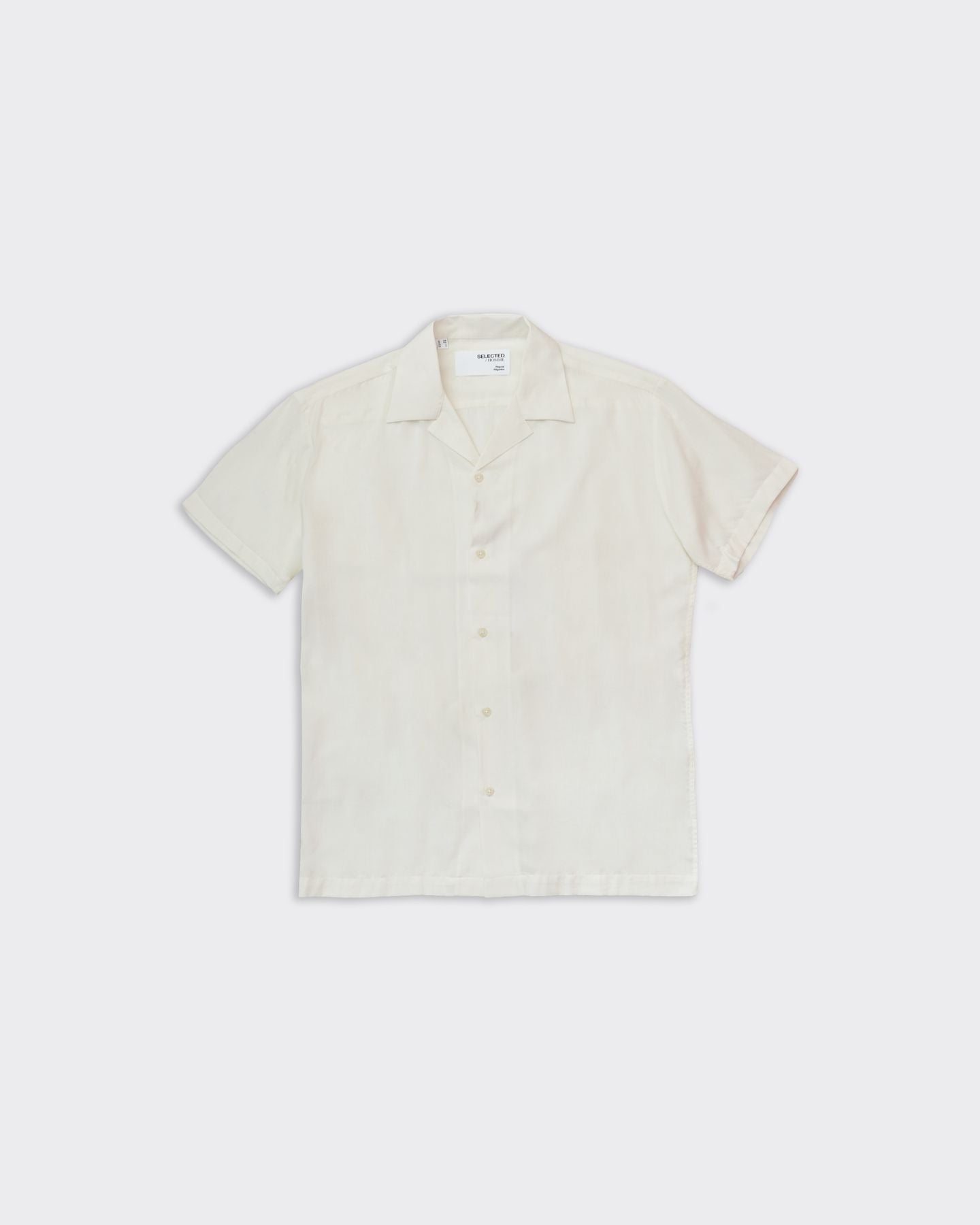 Image of Selected Homme Camicia Reg-Air Cloud Dancer
